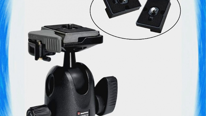 Manfrotto 496RC2 Compact Ball Head with Quick Release Plate with Two Replacement Quick Release