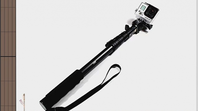Telescoping Extension Pole w/ Tripod Mount for GoPro Hero Cameras 18-53 - by Techno Accessory