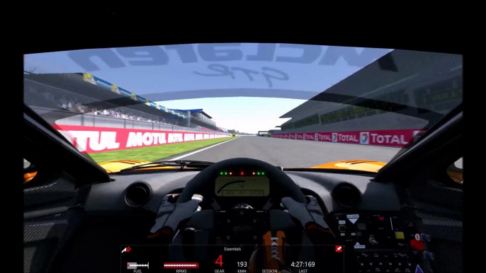 McLaren F1 GTR, Circuit de la Sarthe (Circuit des 24 Heures), Onboard and Chase, Assetto Corsa