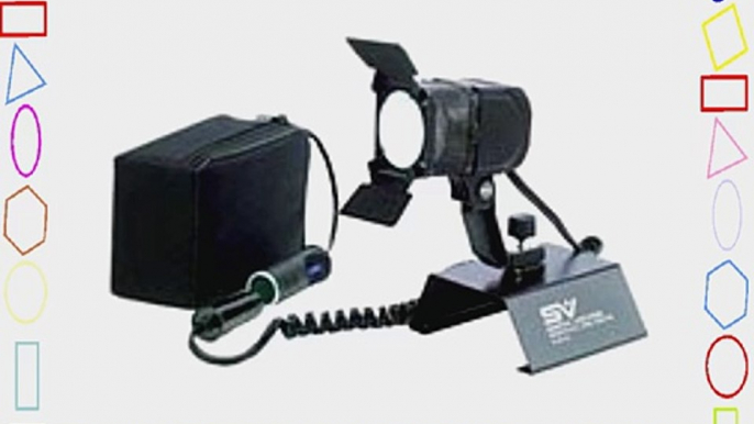 Smith Victor 280BK Video Light Kit with 100 watt DC Light BP3 Battery Pack and Charger