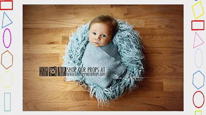 Frozen Faux Flokati Basket Stuffer Faux Fur Newborn Photography Props Newborn Photo Props Fabric