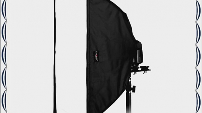 Fotodiox Ez-Pro Flash Softbox K2560 10 x 24 (25cm x60cm) Rectangle for Nikon Flash Canon Speedlight