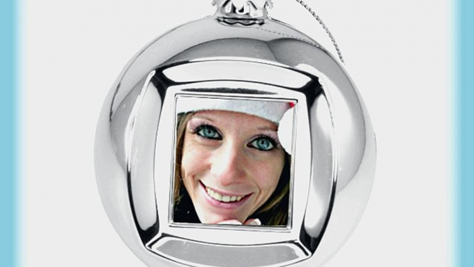 ZOpid 1.5 Inch Display Digital Photo Ornament - Christmas Ball Photo Frame