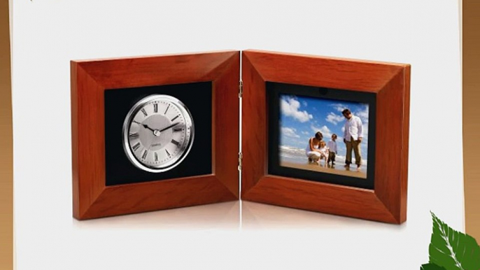 Coby DP-5588 5.6-Inch Clock and Digital Photo Frame with MP3 Player (Maple)