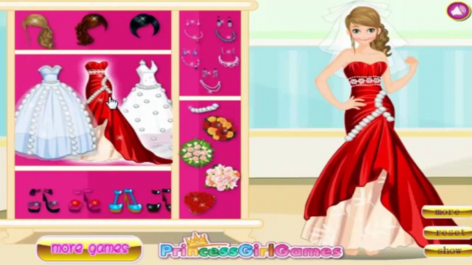 Frozen Princess Anna Marry Kristoff Dress Up Game - princess girl games  -  girl games