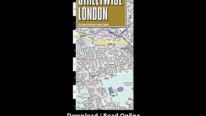 Download Streetwise London Map Laminated City Center Street Map of London England By Streetwise Maps PDF