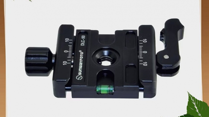 SUNWAYFOTO 50mm Duo-Lever Clamp for Tripod Head Arca Compatible DLC-50 Sunway