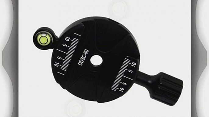 Desmond 60mm Disc Circular Clamp DDSC-60 Arca-Swiss Compatible with 3 Position Bubble Level