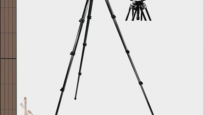 Manfrotto 509HD Video Head with 536 Carbon Fiber Tripod Legs