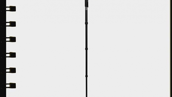 Benro A48TBS6 Classic Aluminum Monopod withTwist Lock Legs - S6 Head - 3 Leg Base (Black)