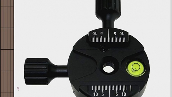 Desmond DBI-60 Bidirectional Double 90? Degree QR Clamp Arca-Swiss Compatible for Tripod Ball