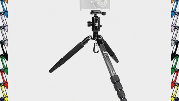 Sirui T-025x Carbon Fiber Tripod with C-10 Ball Head