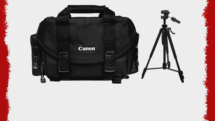 Canon 2400 Digital SLR Camera Case Gadget Bag   Tripod Kit for EOS 6D 7D 70D 5D Mark II III