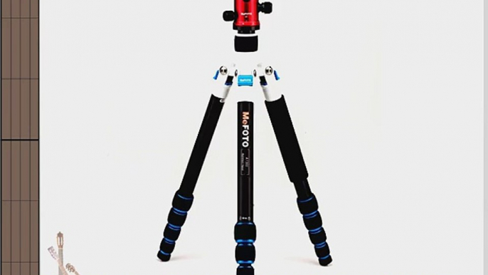 MeFoto Aluminum A1350Q1RWB Roadtrip Travel Tripod Kit commemorative Limited Edition (Red White