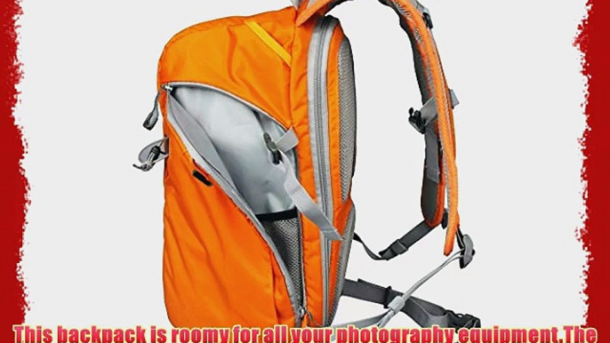 BESTEK Nylon backpack camera backpack rucksack daypack SLR DSLR digital camera bag outdoor