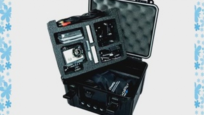 Go Professional Pro Watertight Rugged Case for HD GoPro Camera Fits - Hero 2 Hero 3 Hero 3 HERO4