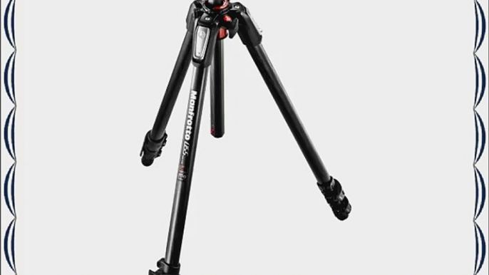 Manfrotto MT055CXPRO3 055 Carbon Fiber 3-Section Tripod with Horizontal Column (Black)