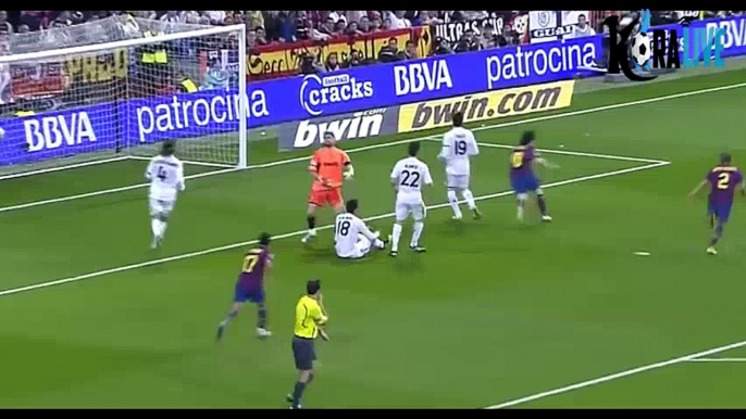 Lionel Messi all goals against Real madrid جميع أهداف ميسى فى ريال مدريد