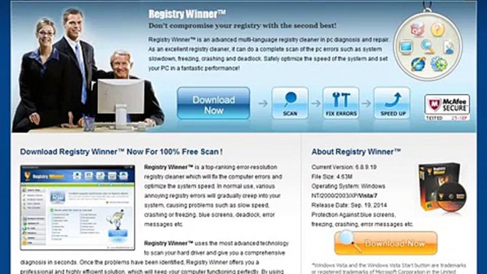 Registry Winner‚Ñ¢ - Download Registry Cleaner for Windows 7, Vista, XP, 2000 Review