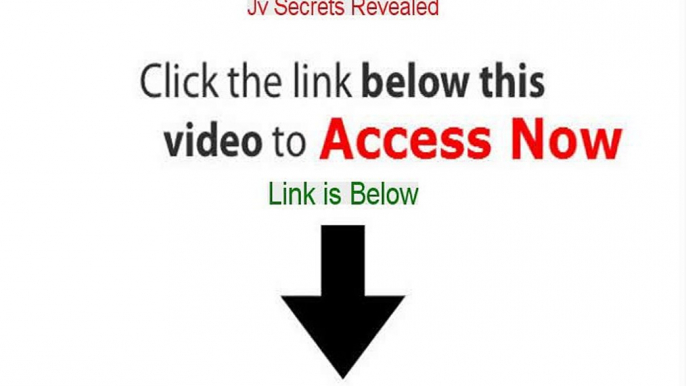 Jv Secrets Revealed Reviewed (Jv Secrets Revealedjv secrets revealed 2.0 2015)