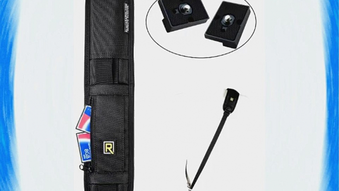 Black Rapid RS-4 Classic Camera Strap for DSLR's With 2 Quick Release Plates for the Manfrotto