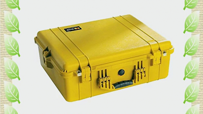 Pelican 1600 Case with Foam for Camera (Yellow)