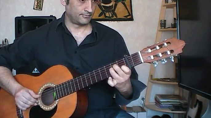 Une guitare jouable sur Beautiful Tango Hindi Zahra (Cours de guitare pour Débutants)