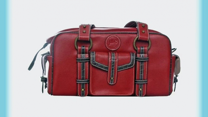 Jill-e 769367 Camera Leather Bag Small  - Red