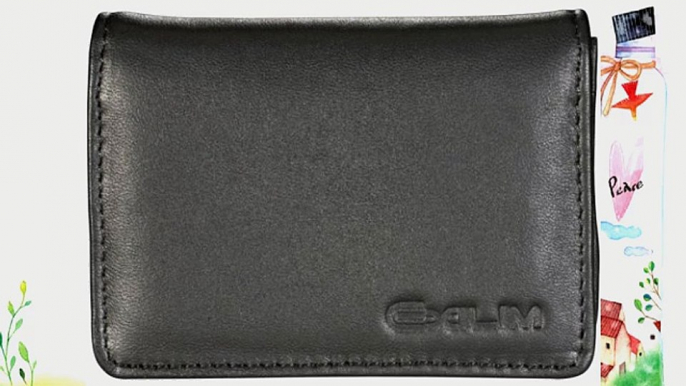 Casio Exilim EX-Case7 Leather Business Card Holder Style Universal Camera Case for Exilim EX-S10