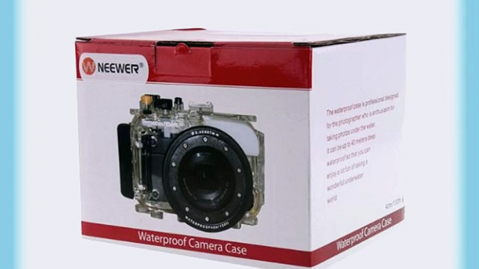 Neewer? 40M 130ft Underwater Housing Waterproof Case 1M Shockproof for Canon PowerShot S120