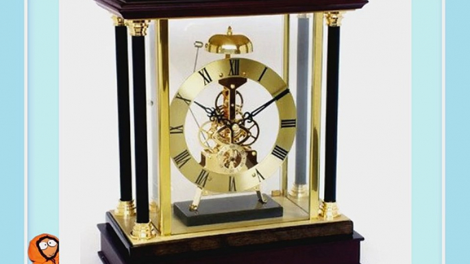 Quartz Skeleton Clock with Hourly Passing Strike