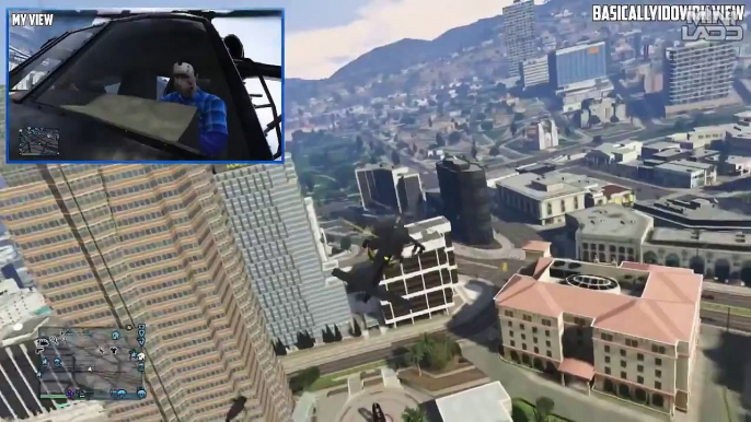 Mini Ladd Funny Online GTA 5 Moments! - The Helicopter Troll, Massive Explosions and GTA Logic!