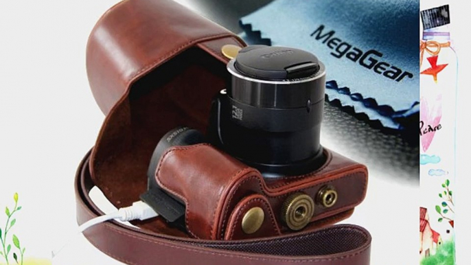 MegaGear Ever Ready Protective Leather Camera Case  Bag for Canon Sx510 HS Canon PowerShot