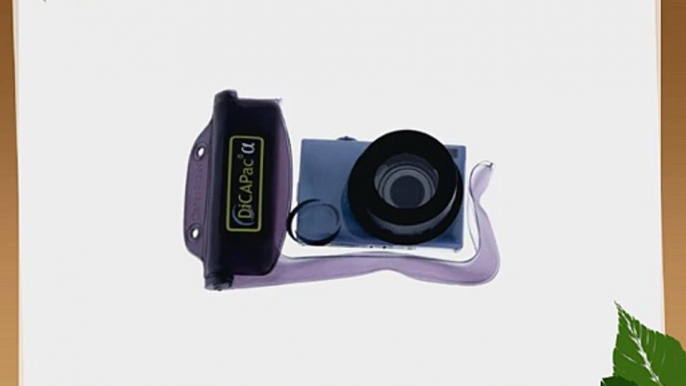 DicaPac WP110 5.7 x 3.7 Small Alfa Waterproof Digital Camera Case with Optical Lens (Clear)