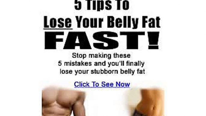 5 Tips To Lose Stomach Fat Review + Bonus