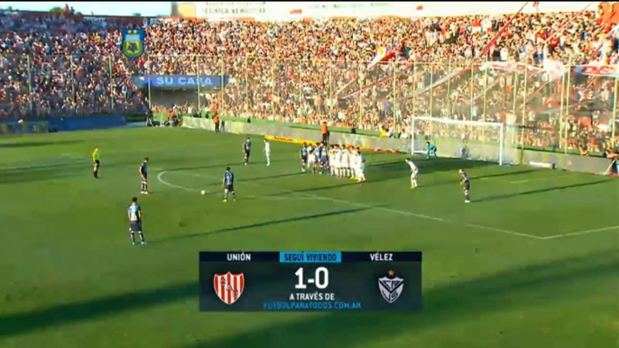 Union 1 Velez 0 - Primera Division 2015 - Fecha 7