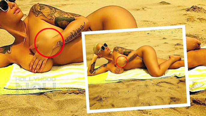 Amber Rose Nip Slip   Model Suffers Wardrobe Malfunction