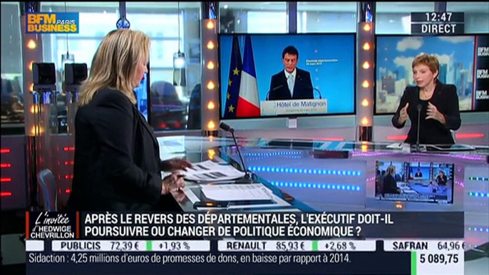 Laurence Parisot, ancienne présidente du Medef - 30/03