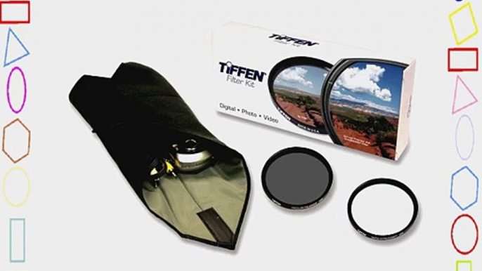 Tiffen 77mm Lens Kit includes Digital Ultra Clear Filter plus Circular Polarizer Filter and