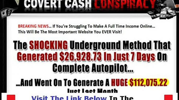 Covert Cash Conspiracy Review  MUST WATCH BEFORE BUY Bonus + Discount