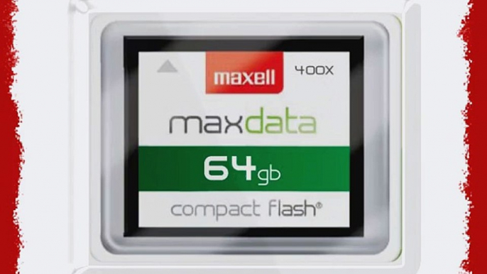 Maxell 64 GB CompactFlash Type I Flash Memory Card - 504405