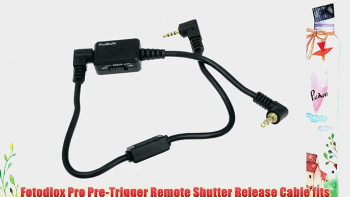 Fotodiox Pro Pre-Trigger Remote Shutter Release Cable fits PocketWizard for Panasonic Lumix