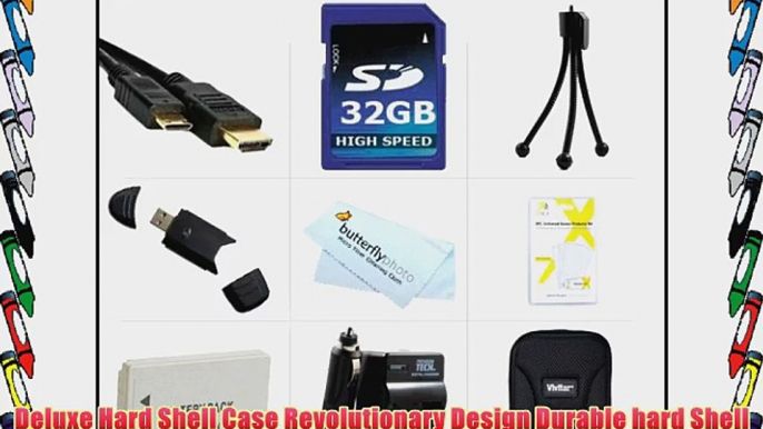 32GB Accessories Kit For Canon PowerShot S100 S110 12.1 MP Digital Camera Includes 32GB High