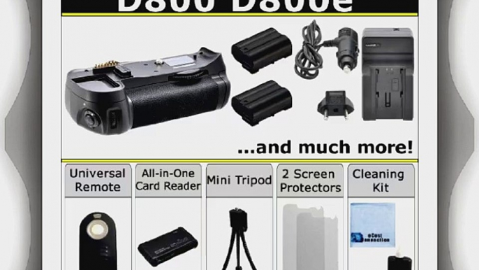 Professional D800 D800e Multi Purpose Battery Grip for Nikon D800 D800e SLR Camera 16pc Omega