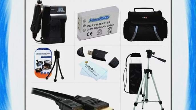 Essential Accessories Kit For Fuji Fujifilm X-S1 XS1 X100S Digital Camera Includes Extended