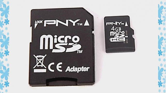 Pny Technologies 4gb Micro Sdhc Includes Full Size Sd Adapter Sony Promotion Class 4