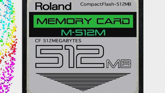 512MB Roland M-512M CompactFlash CF Memory Card Upgrade for SPD-S SP-404 SP-555 SP-606 MC-808