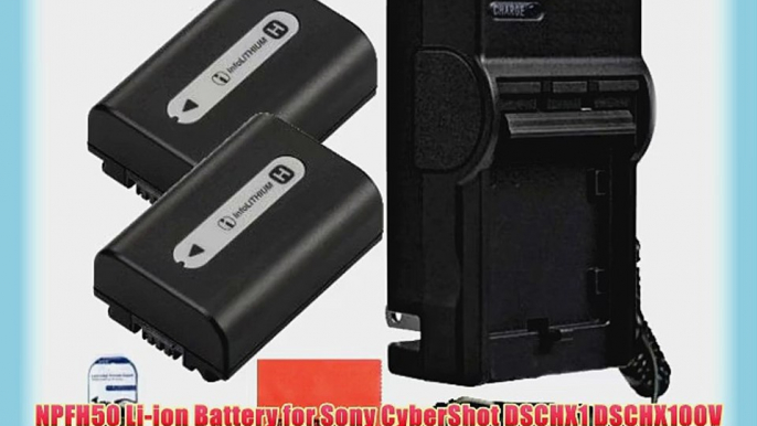 Sony CyberShot DSC-HX1 DSC-HX100V DSC-HX200V HDR-TG5V A100 Digital Camera Battery And Charger