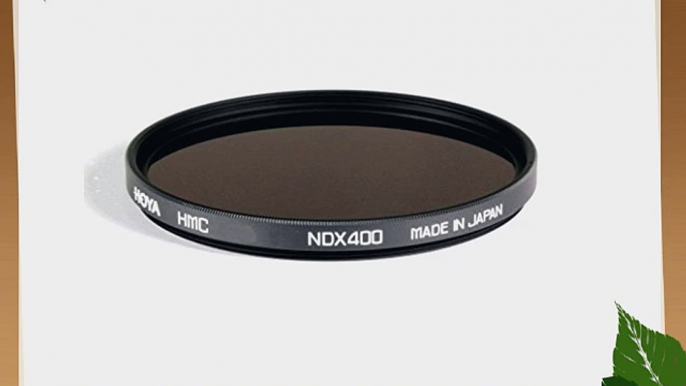 Hoya 62mm Neutral Density ND-400 X 9 Stop Multi-Coated Glass Filter