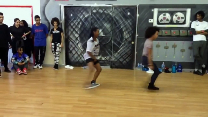 Angel Gibbs & Charlize Glass _ No Flex Zone (Jersey Club Mix) _ Choreography